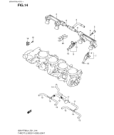 SUZUKI, GSXR750 L4, DROSSELKLAPPE SCHLAUCH ANSCHLUSS