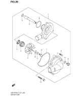 SUZUKI, GSX-R 750 L4, WASSERPUMPE