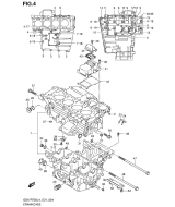 SUZUKI, GSXR750 L4, KURBELGEHAEUSE