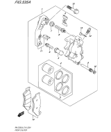 SUZUKI, Suzuki RMZ250 L6 E19, FRONT BREMSSATTEL