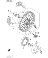 SUZUKI, Suzuki RMZ250 L6 E19, VORDERRAD