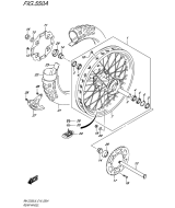 SUZUKI, Suzuki RMZ250 L6 E19, HINTERRAD