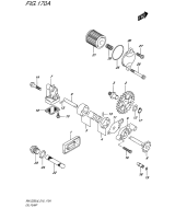 SUZUKI, Suzuki RMZ250 L6 E19, OELPUMPE