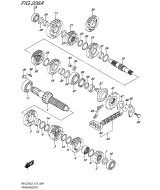 SUZUKI, Suzuki RMZ250 L6 E19, GETRIEBE