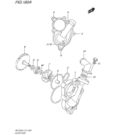 SUZUKI, Suzuki RMZ250 L6 E19, WASSERPUMPE