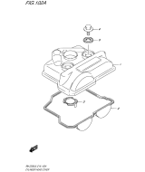 SUZUKI, Suzuki RMZ250 L6 E19, ZYLINDERKOPFABDECKUNG