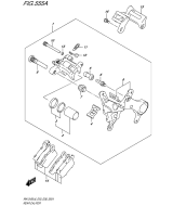 SUZUKI, RMZ450 L6 US 1, HINTERE BREMSZANGE