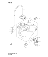 SUZUKI, Suzuki RMZ250 K9 US 1, TREIBSTOFFTANK