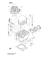 SUZUKI, Suzuki RMZ250 K9 US 1, ZYLINDERKOPF