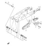 SUZUKI, Suzuki RMZ450 K5 US 6, HINTERER SCHWINGARM