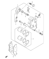 SUZUKI, Suzuki RMZ450 K5 US 6, FRONT BREMSSATTEL