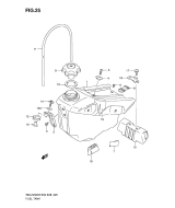 SUZUKI, Suzuki RMZ450 K5 US 6, TREIBSTOFFTANK