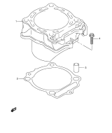 SUZUKI, Suzuki RMZ450 K5 US 6, ZYLINDER