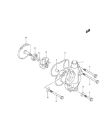 SUZUKI, Suzuki RMZ450 K5 US 6, WASSERPUMPE