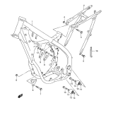 SUZUKI, RM 250 US K1, RAHMEN