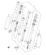 SUZUKI, RM 250 US K1, FRONTDAEMPFER