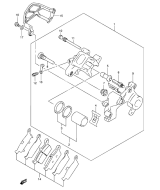 SUZUKI, RM 250 US K1, HINTERE BREMSZANGE