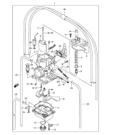 SUZUKI, Suzuki RM 250 K1 US, VERGASER