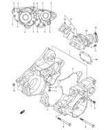 SUZUKI, RM 250 US K1, KURBELGEHAEUSE