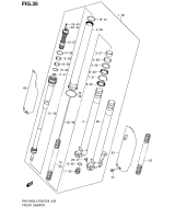 SUZUKI, RMZ 450 US L2, FRONT DAEMPFER