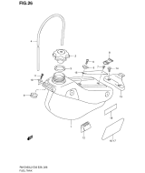 SUZUKI, Suzuki RMZ450 L2 USA, TREIBSTOFFTANK