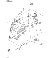 SUZUKI, GSX1250FA L6, SCHEINWERFER