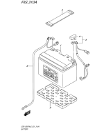SUZUKI, GSX 1250 FA L6, BATTERIE