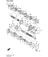 SUZUKI, GSX1250FA L6, GETRIEBE