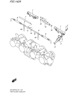 SUZUKI, GSX1250FA L6, DROSSELKLAPPE SCHLAUCH ANSCHLUSS