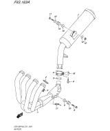 SUZUKI, GSX1250FA L6, AUSPUFF