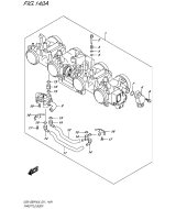 SUZUKI, GSX1250FA L6, DROSSELGEHAEUSE