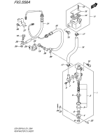 SUZUKI, GSX1250FA L6, HINTERER HAUPTBREMSZYLINDER