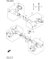 SUZUKI, Suzuki SV650A L7 4, BLINKERLICHT