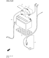 SUZUKI, SV 650 A L7, BATTERIE