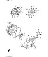 SUZUKI, SV 650 A L7, KURBELGEHAEUSE ABDECKUNG