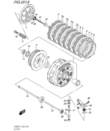 SUZUKI, Suzuki SV650A L7 4, KUPPLUNG