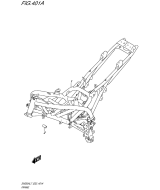 SUZUKI, Suzuki SV650A L7 4, RAHMEN ABDECKUNG