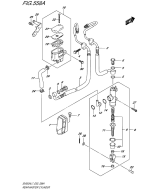 SUZUKI, Suzuki SV650A L7 4, HINTERER HAUPTBREMSZYLINDER