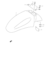 SUZUKI, Suzuki GSX750F Y, VORDERER KOTFLUEGEL
