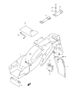 SUZUKI, Suzuki GSX750F Y, HINTERER KOTFLUEGEL