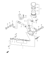 SUZUKI, Suzuki GSX750F Y, HINTERER HAUPTBREMSZYLINDER