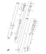 SUZUKI, Suzuki GSX750F Y, FRONT DAEMPFER