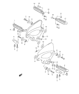 SUZUKI, GSX 750 F Y, FUSSSTUETZE