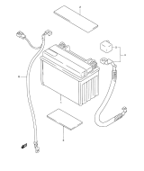 SUZUKI, Suzuki GSX750F Y, BATTERIE