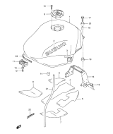 SUZUKI, GSX 750 F Y, TREIBSTOFF TANK