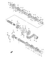 SUZUKI, Suzuki GSX750F Y, GETRIEBE