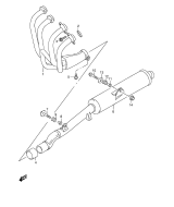 SUZUKI, Suzuki GSX750F Y, AUSPUFF