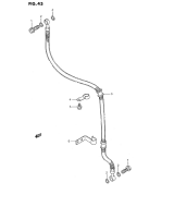 SUZUKI, LS 650 Savage J, FRONT BREMS LEITUNG