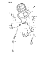 SUZUKI, LS 650 Savage J, TACHOMETER