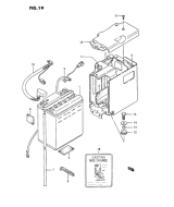 SUZUKI, LS 650 Savage J, BATTERIE